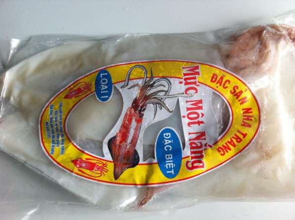 mực 1 nắng Nha Trang - đặc sản Kim Biển