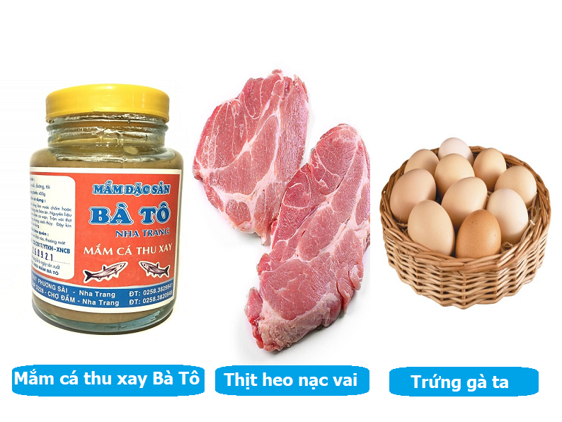cá thu 1 nắng chưng trứng thịt - đặc sản Kim Biển