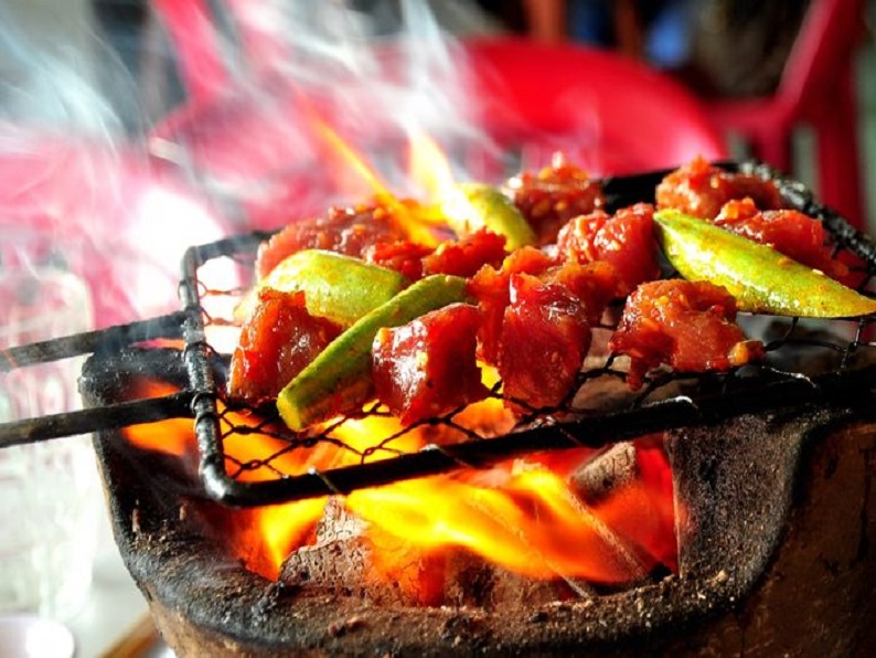 bò nướng Lạc Cảnh - đặc sản Nha Trang - đặc sản Kim Biển